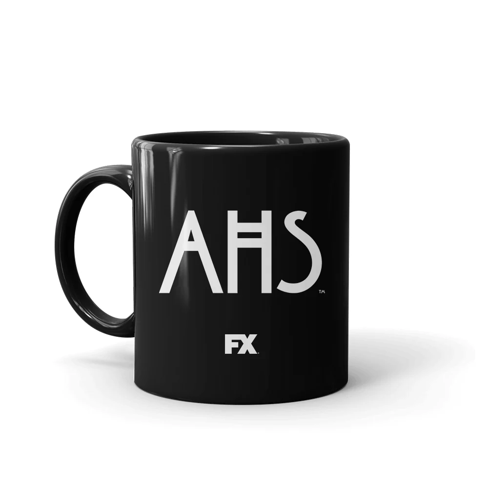 American Horror Story AHS Logo Black Mug