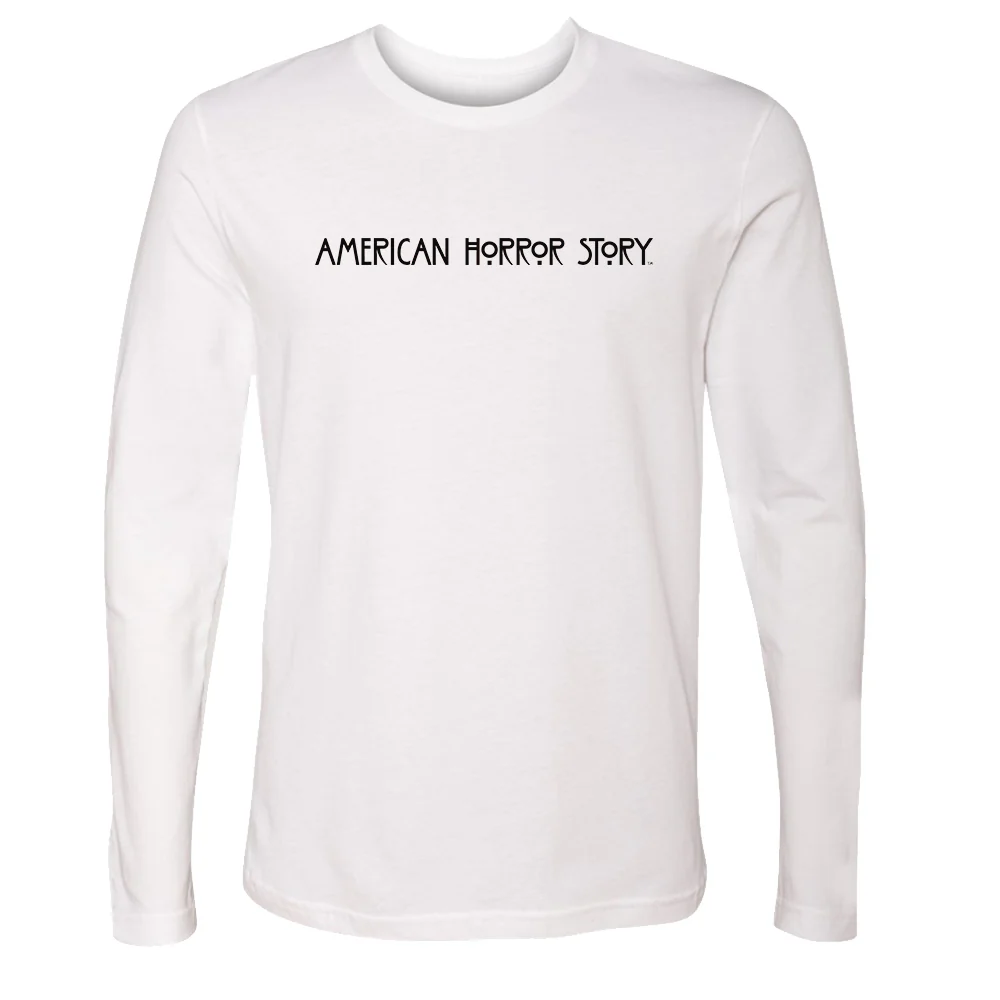 American Horror Story Horizontal Logo Adult Long Sleeve T-Shirt