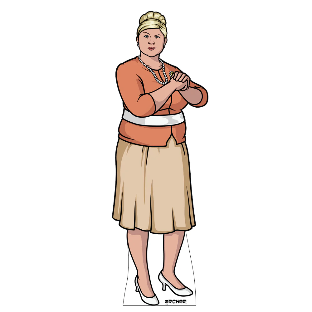 Archer Pam Poovey Cardboard Cutout Standee