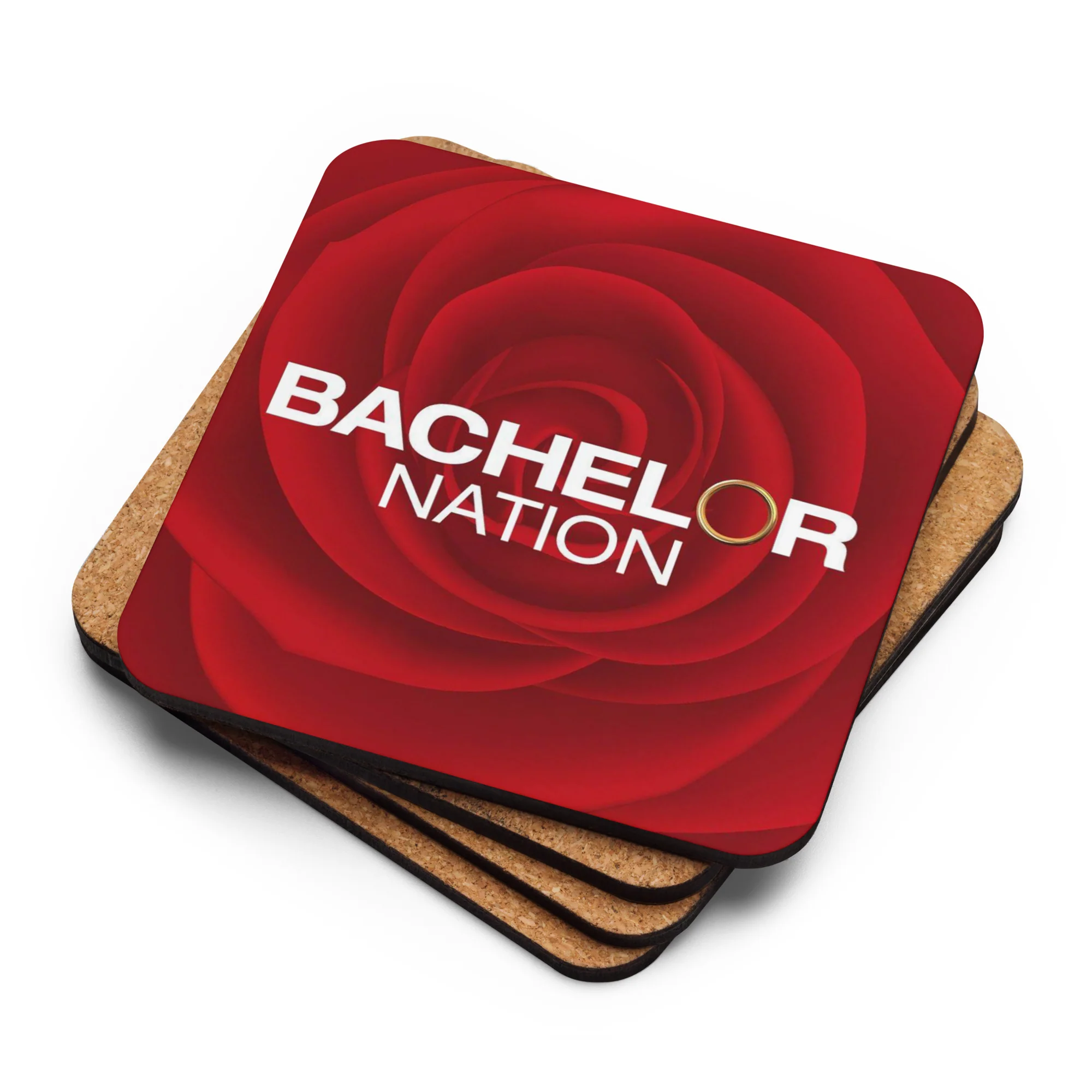 Bachelor Nation Logo Cork Back Coaster - Image 2