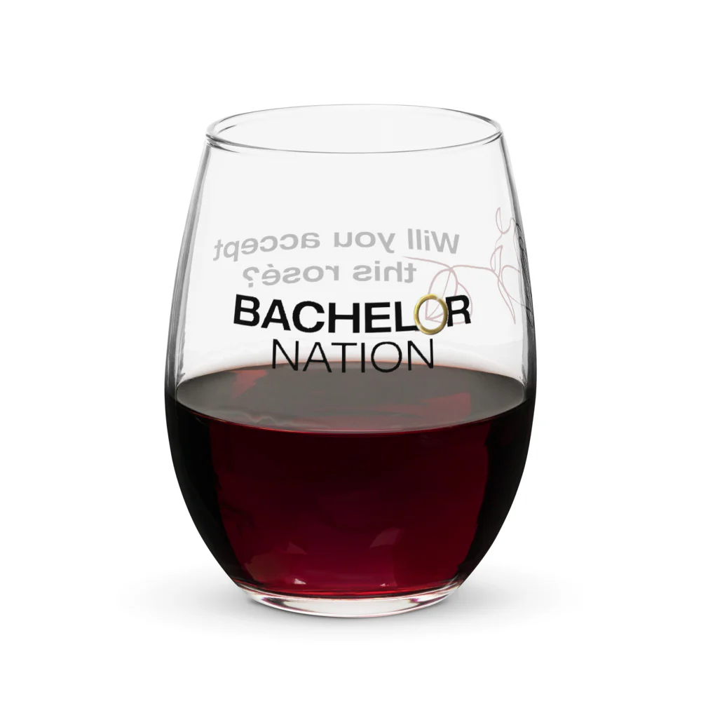 Bachelor Nation Wine Glass Will You Accept This Rose? - Image 4