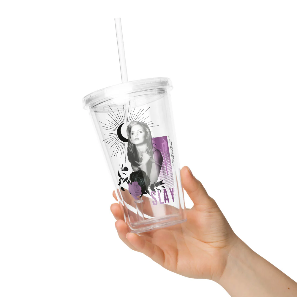Buffy the Vampire Slayer Slay Clear Tumbler - Image 3