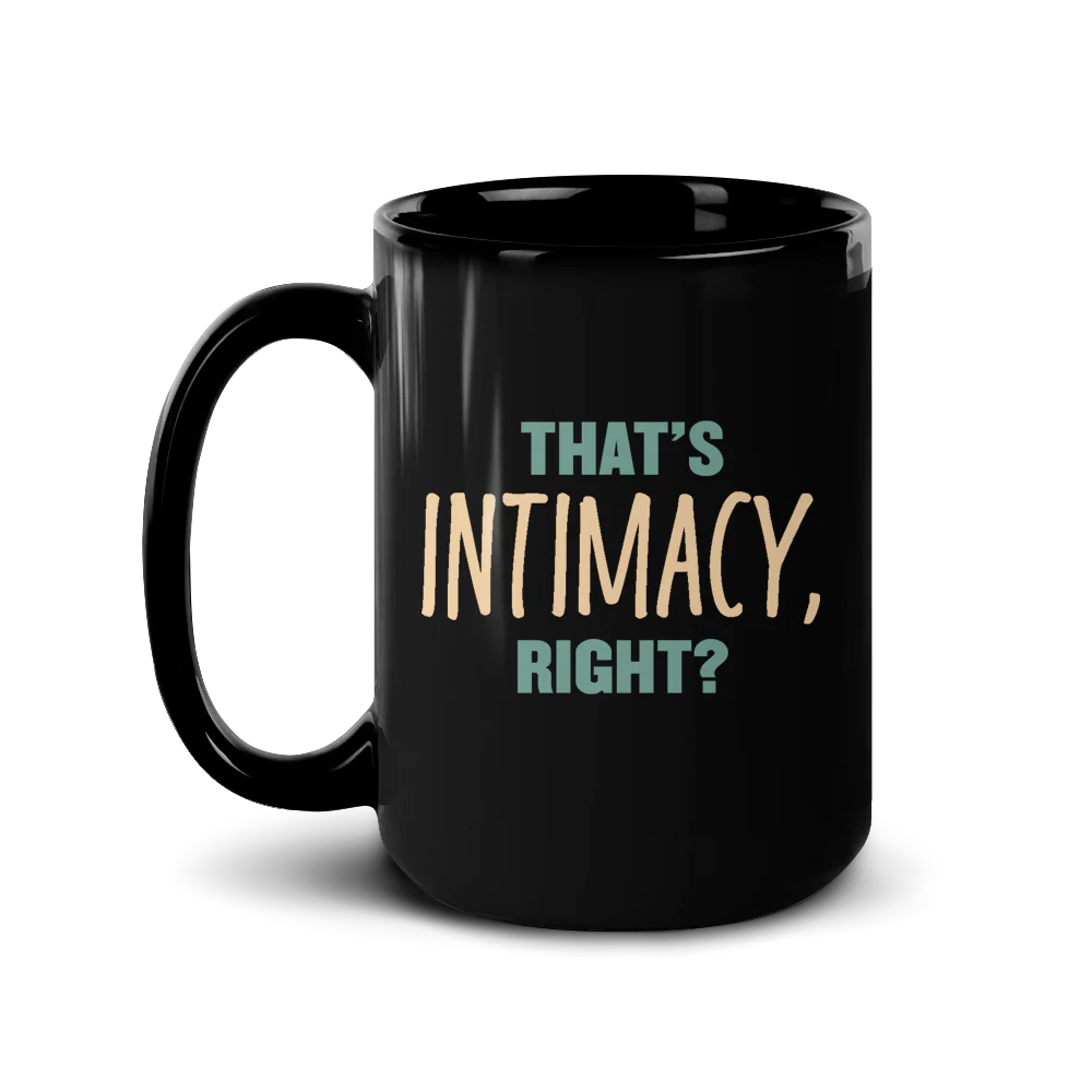 DAVE That's Intimacy Black Mug - Image 3