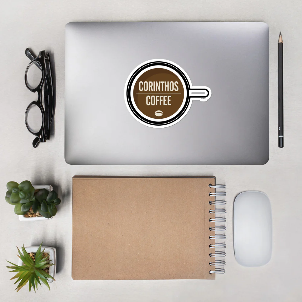 General Hospital  Corinthos Coffee Logo Die Cut Sticker - Image 3