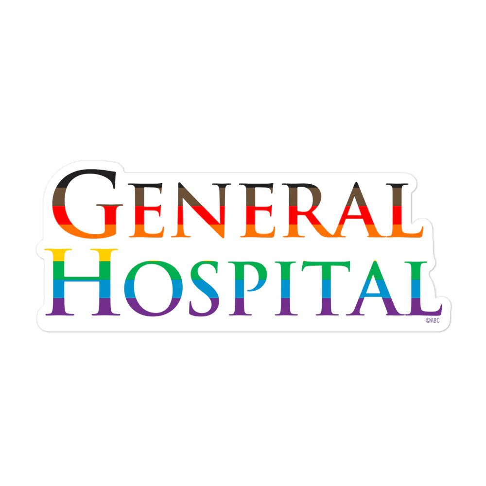 General Hospital Pride Logo Die Cut Sticker