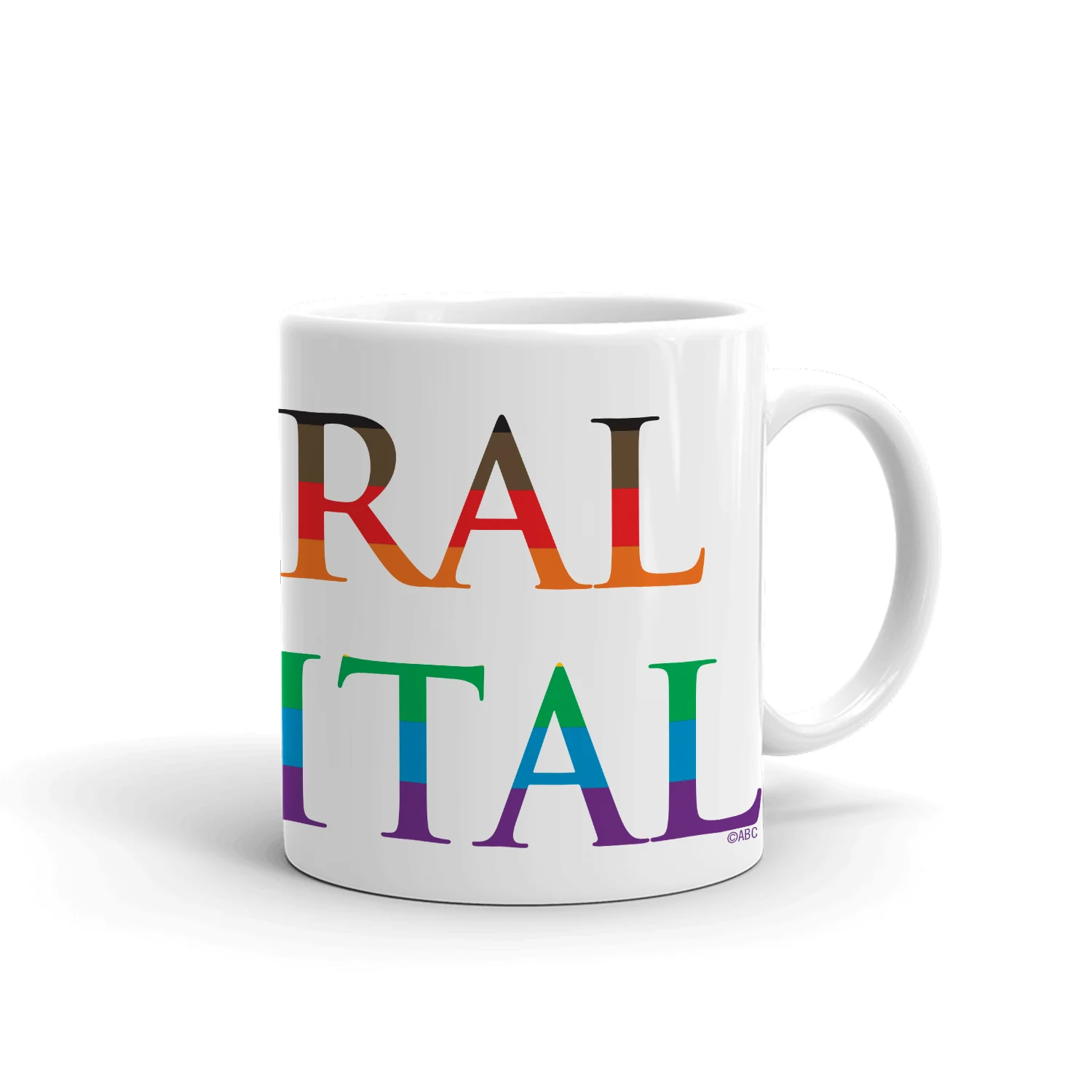 General Hospital Pride Logo White Mug - Image 4