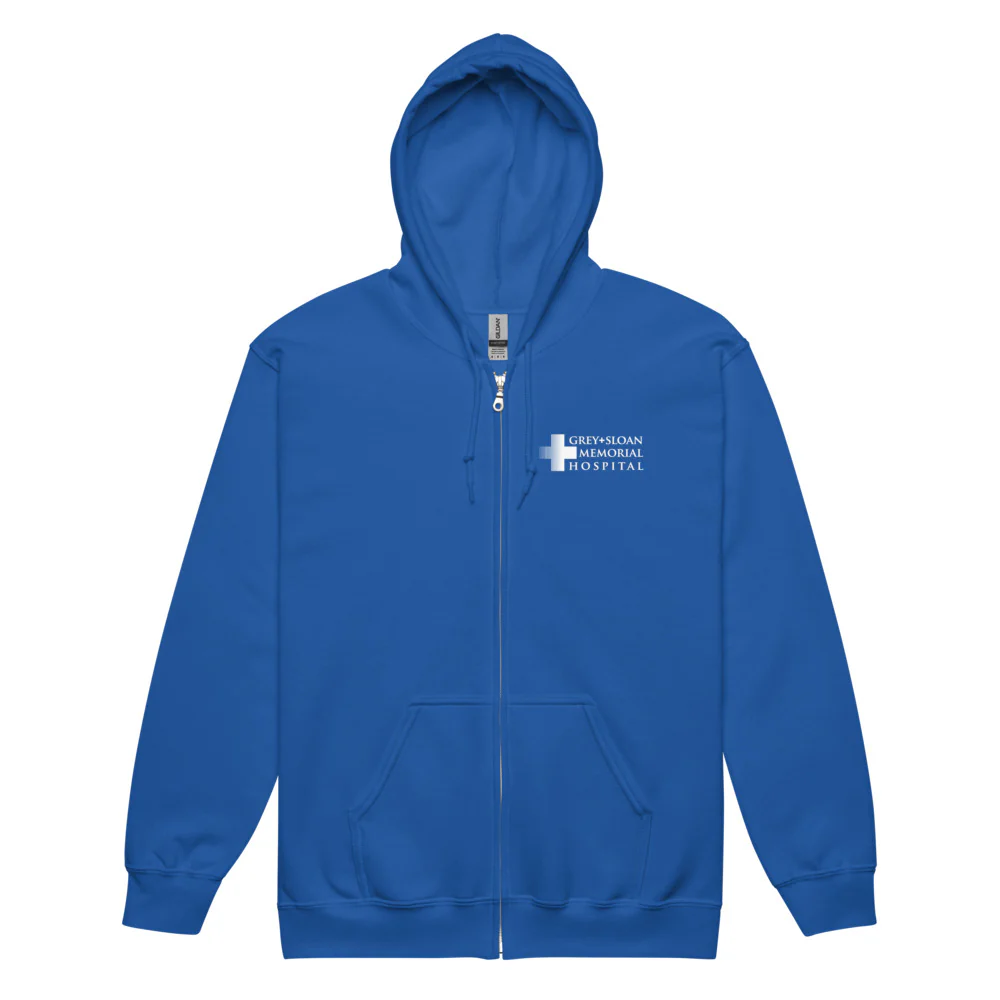 Grey's Anatomy Grey + Sloan Memorial Hospital Zip Hoodie
