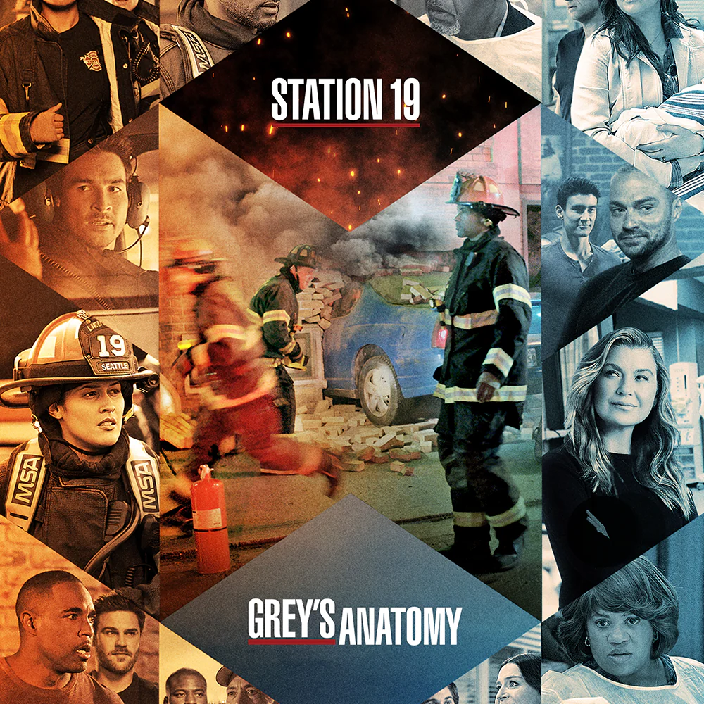 Grey's Anatomy x Station 19 Sherpa Blanket - Image 2