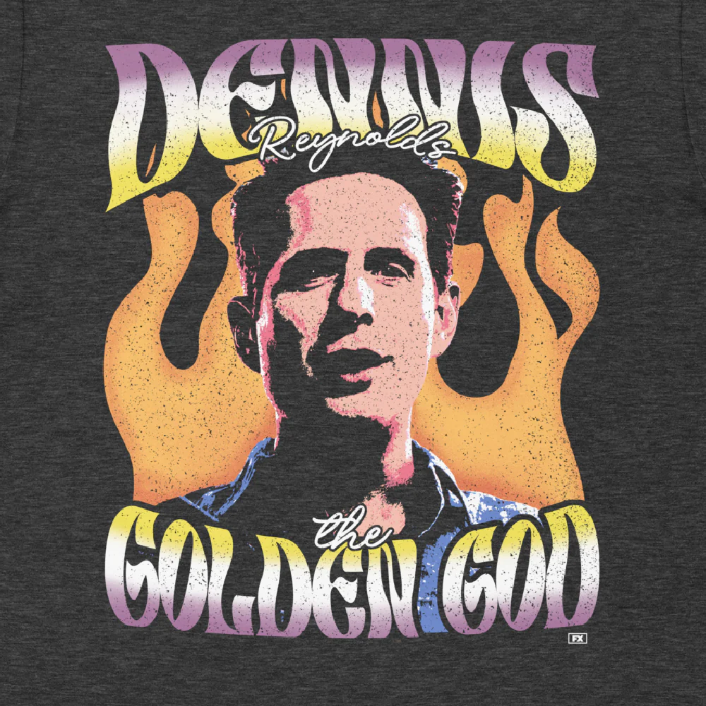 It's Always Sunny in Philadelphia Dennis Reynolds The Golden God T-shirt - Image 2