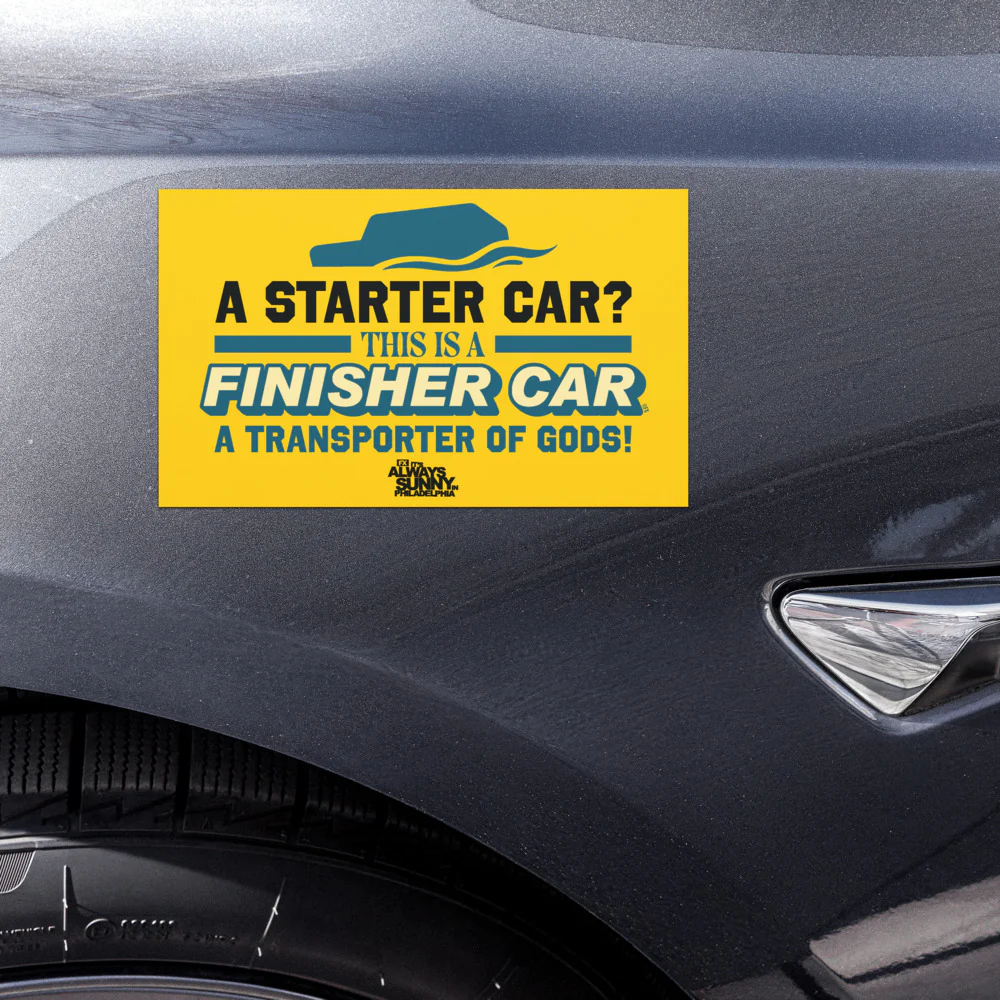 It's Always Sunny in Philadelphia Finisher Car Magnet - Image 2