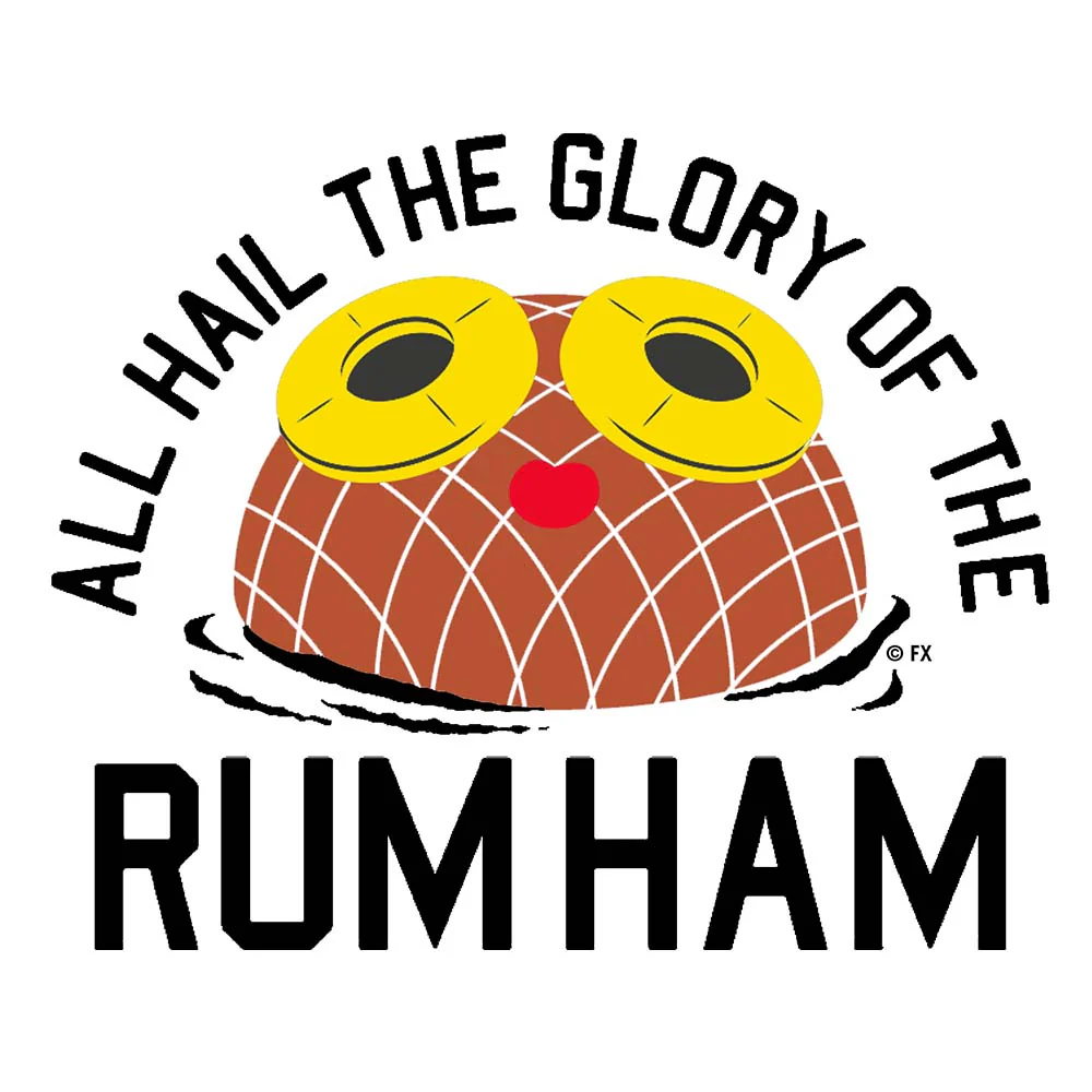 It's Always Sunny in Philadelphia Rum Ham Die Cut Sticker - Image 2