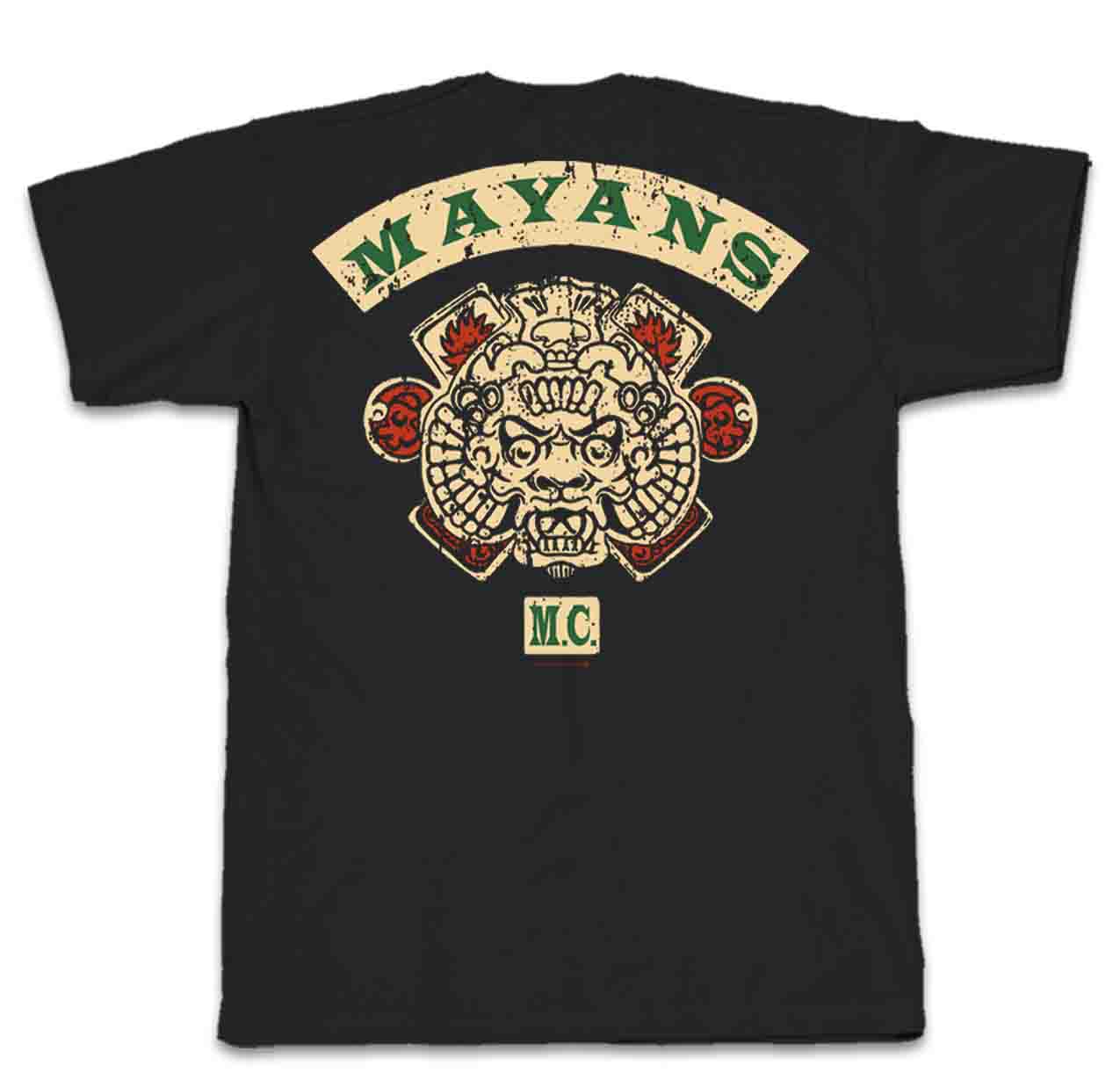 Mayans M.C. Emblem Adult Short Sleeve T-Shirt - Image 2