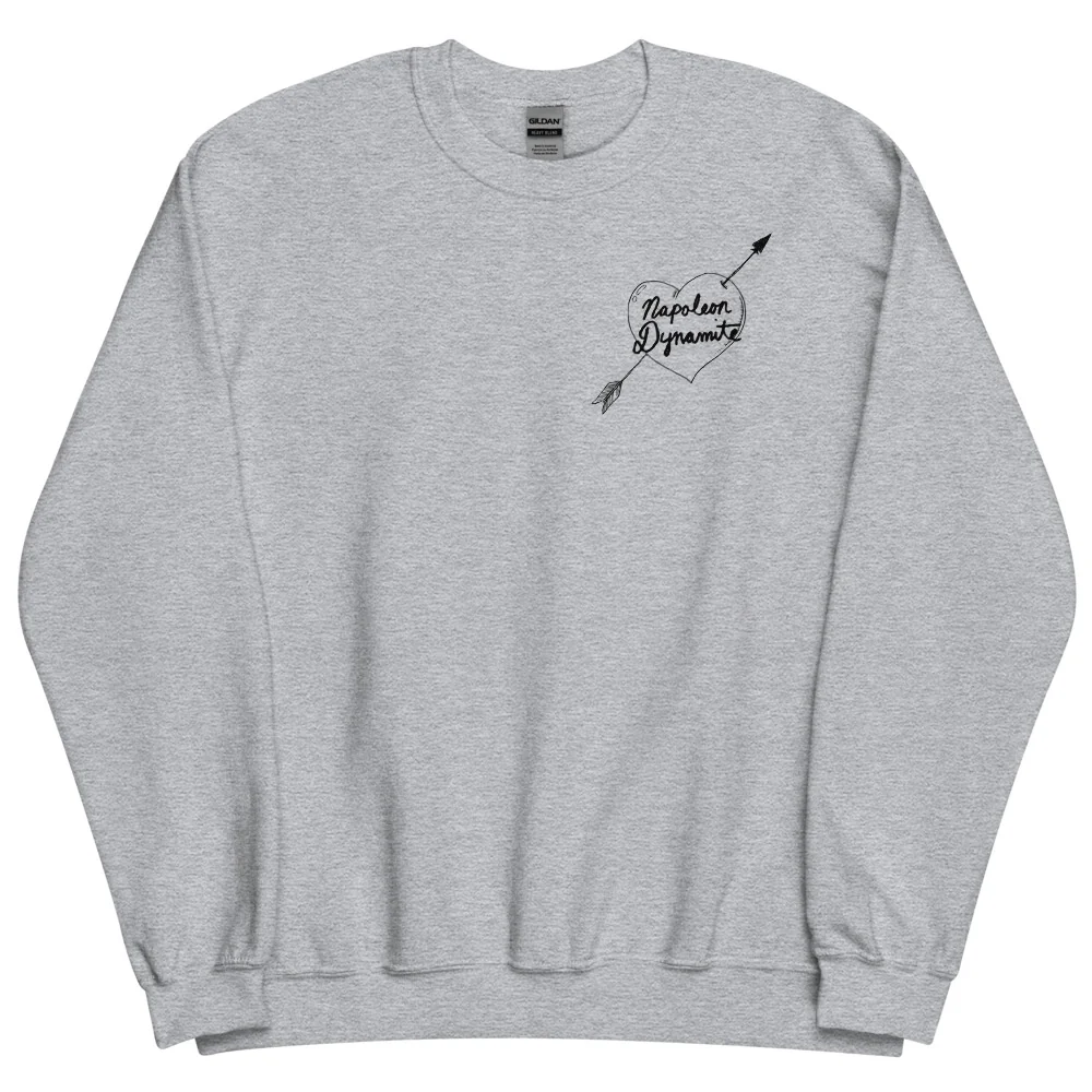 Napoleon Dynamite Napoleon Dynamite Sweatshirt Liger Fleece Crewneck Sweatshirt - Image 10
