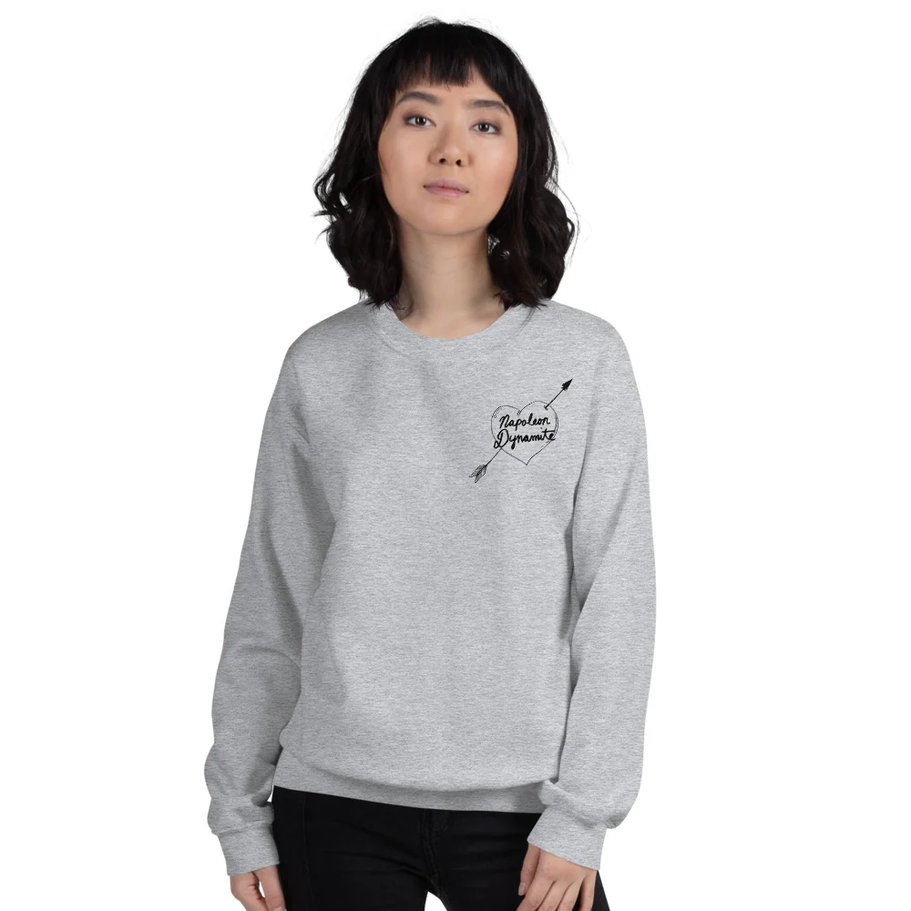 Napoleon Dynamite Napoleon Dynamite Sweatshirt Liger Fleece Crewneck Sweatshirt - Image 14