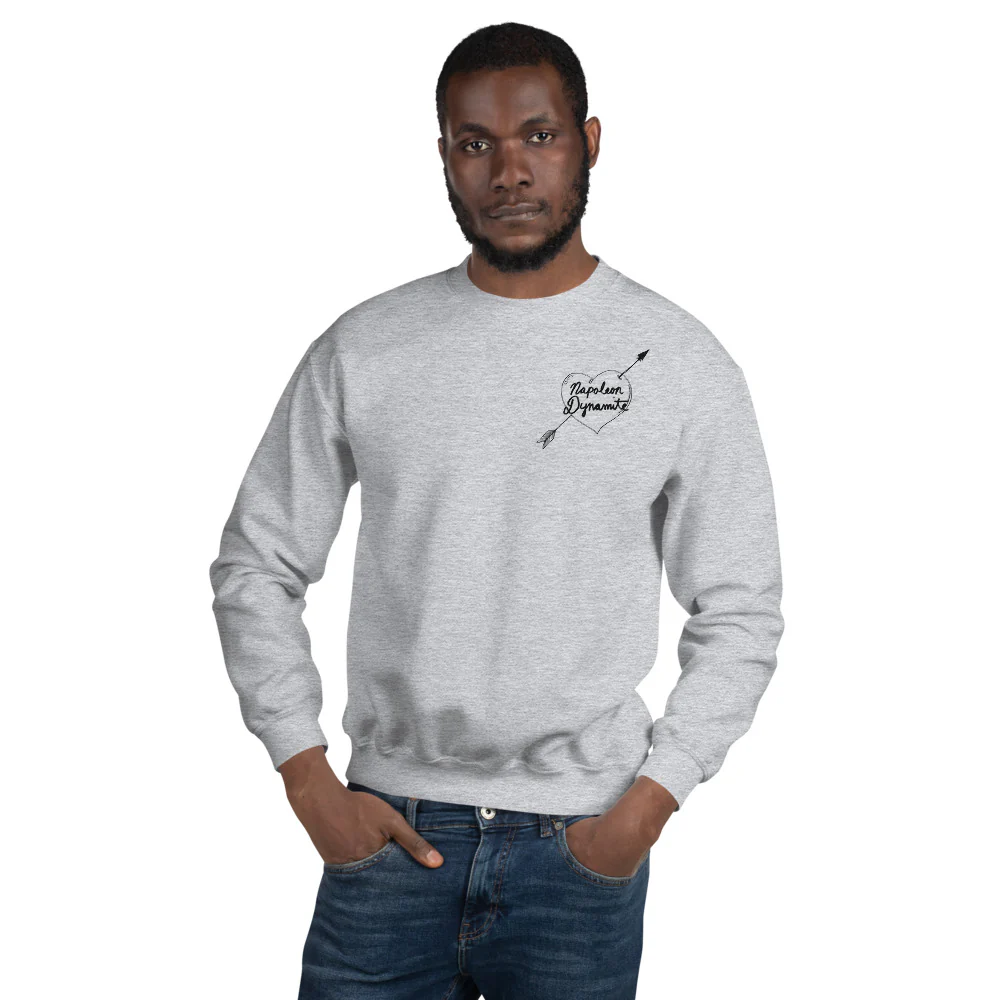 Napoleon Dynamite Napoleon Dynamite Sweatshirt Liger Fleece Crewneck Sweatshirt - Image 16