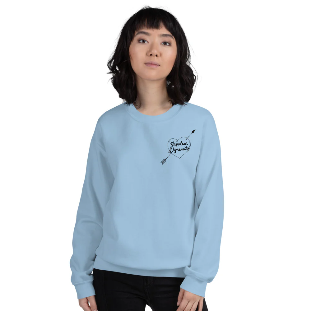 Napoleon Dynamite Napoleon Dynamite Sweatshirt Liger Fleece Crewneck Sweatshirt - Image 6