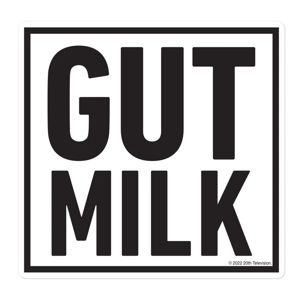 Only Murders in the Building Gut Milk Die Cut Sticker