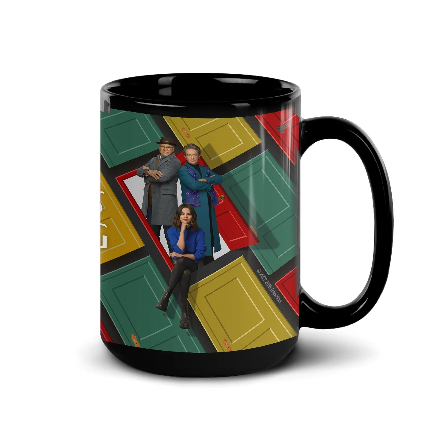 Only Murders In The Building Season 2 Key Art Black Mug - Image 9