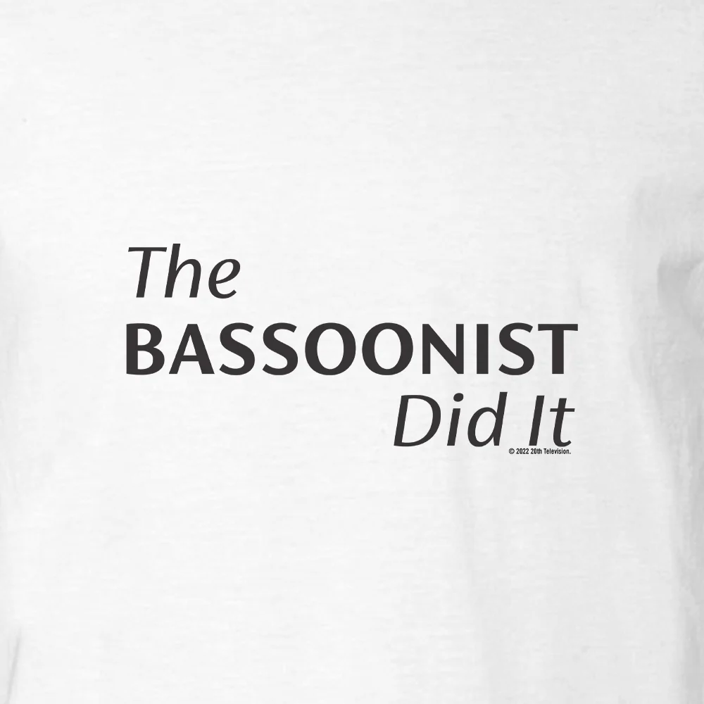 Only Murders in the Building The Bassoonist Did It Adult Short Sleeve T-Shirt - Image 2