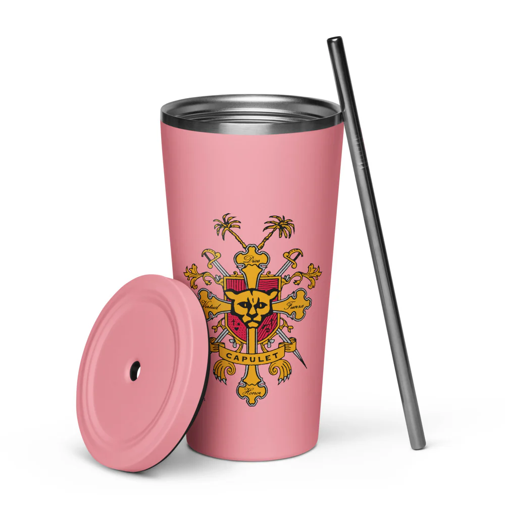 Romeo and Juliet Emblems Insulated Tumbler - Image 2