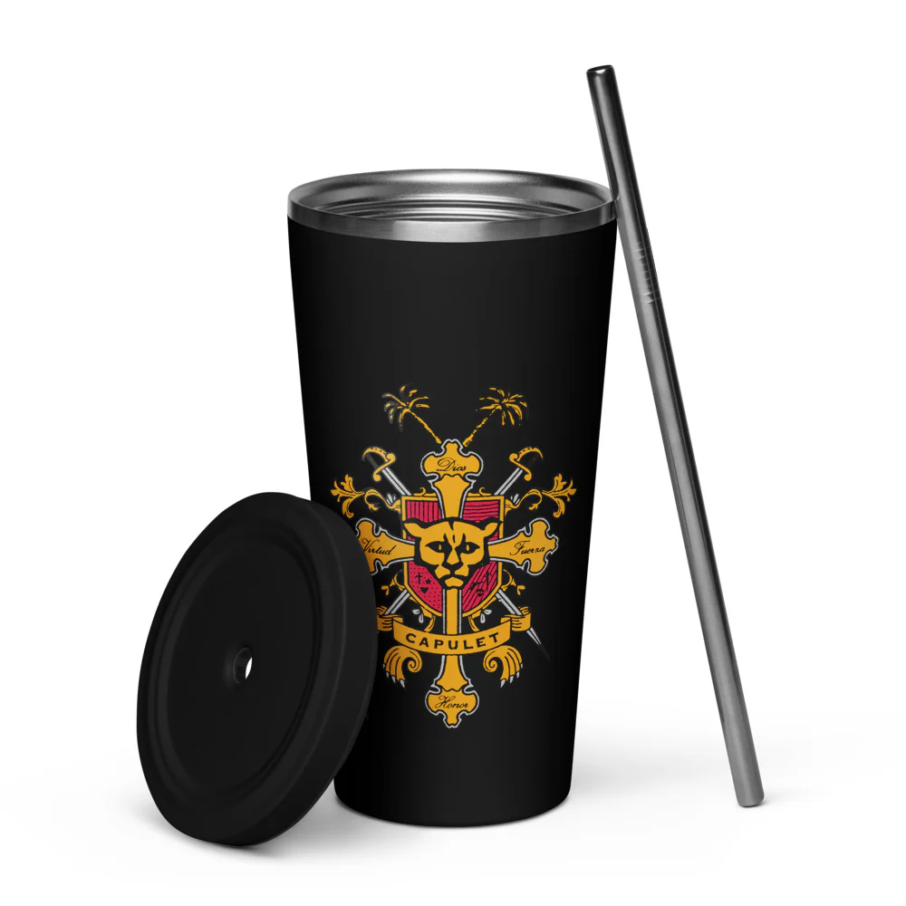 Romeo and Juliet Emblems Insulated Tumbler - Image 3