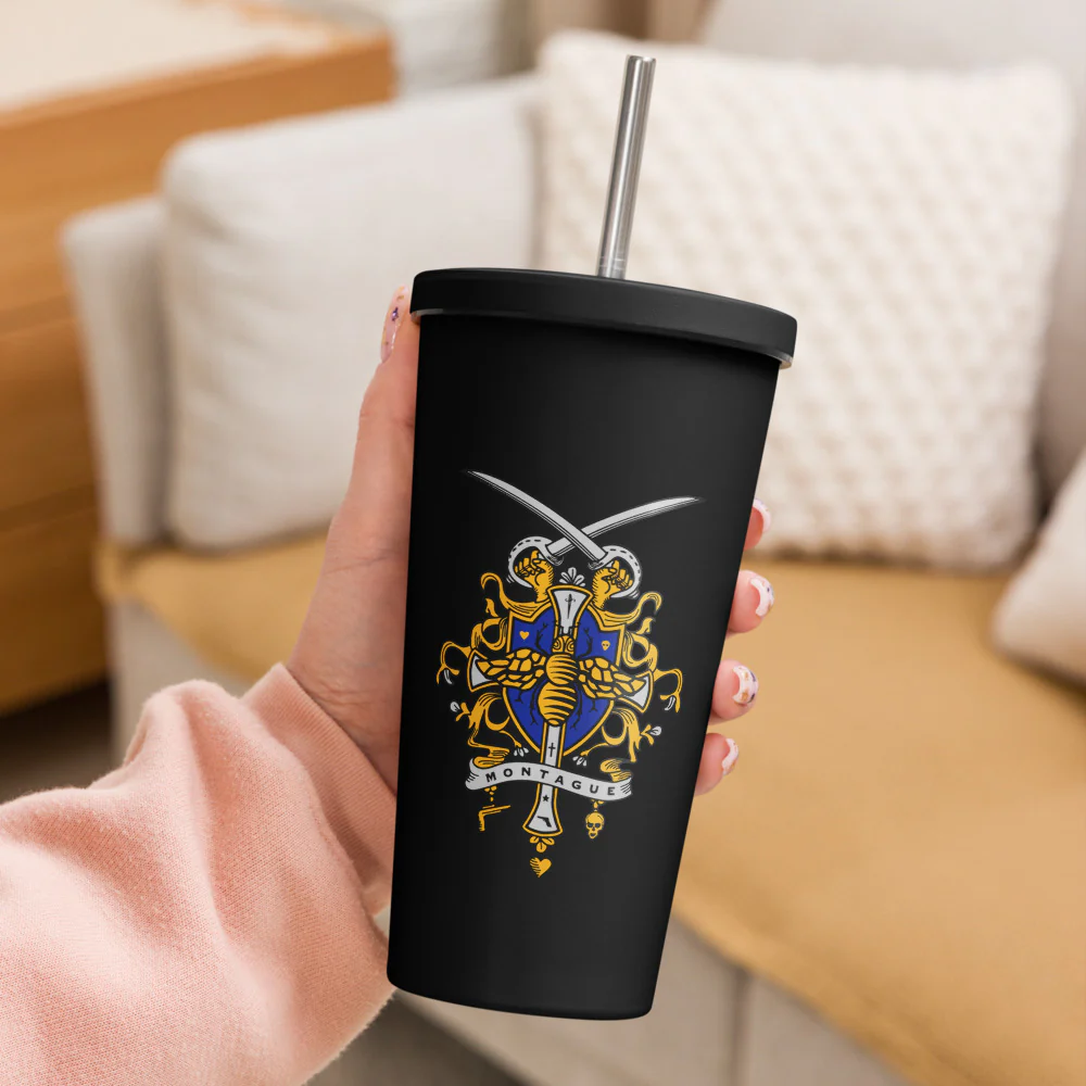 Romeo and Juliet Emblems Insulated Tumbler - Image 4