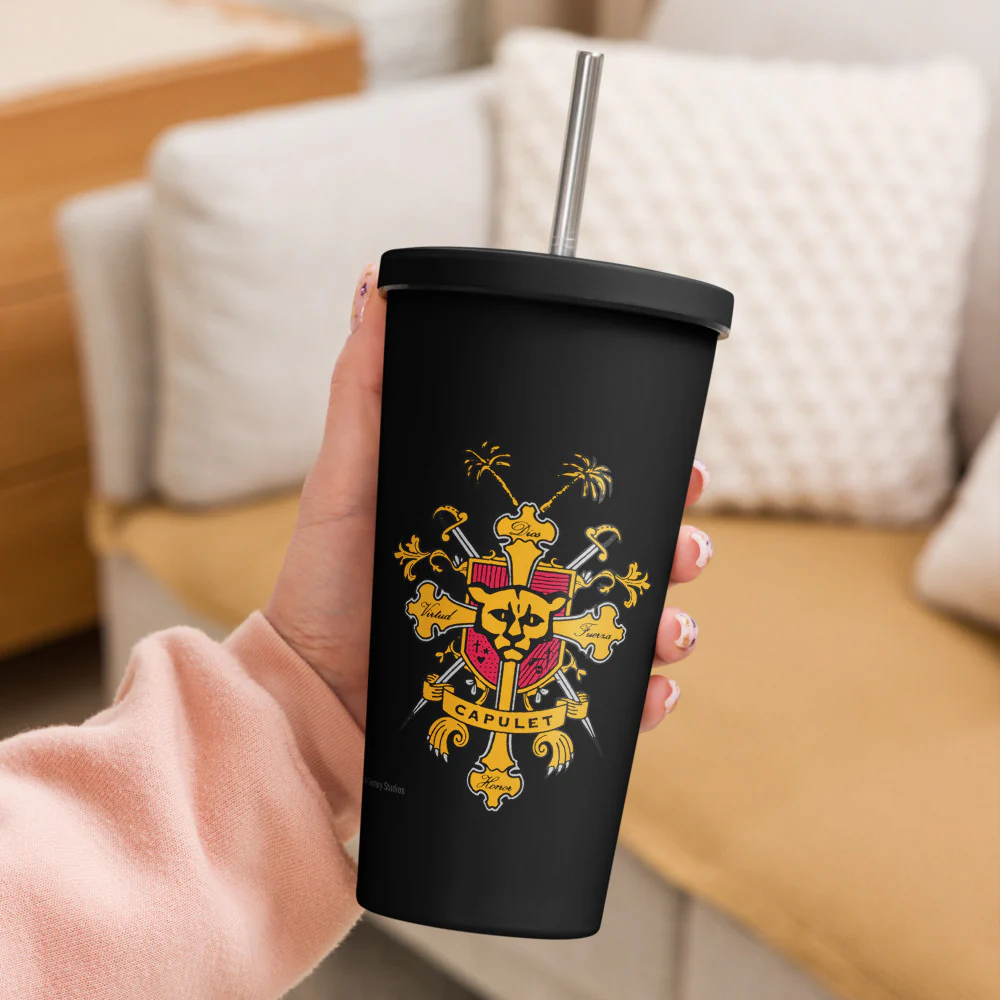 Romeo and Juliet Emblems Insulated Tumbler - Image 5