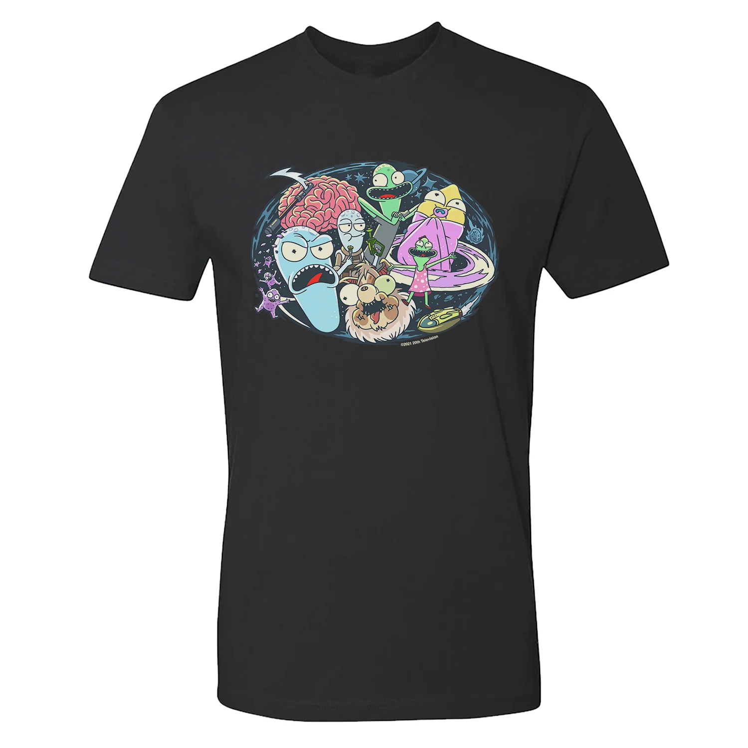 Solar Opposites Group Illustration Adult Short Sleeve T-Shirt - Image 4