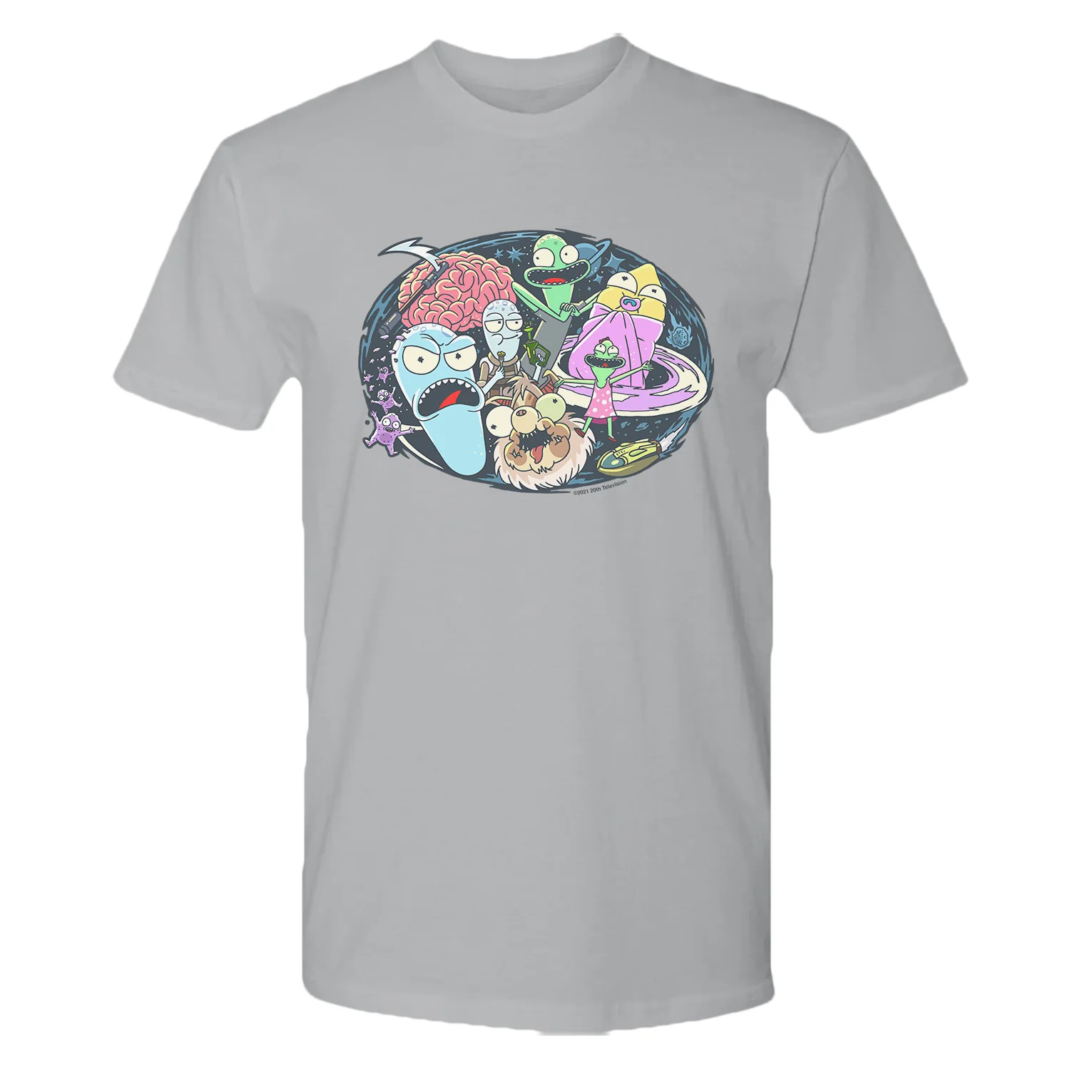Solar Opposites Group Illustration Adult Short Sleeve T-Shirt - Image 5