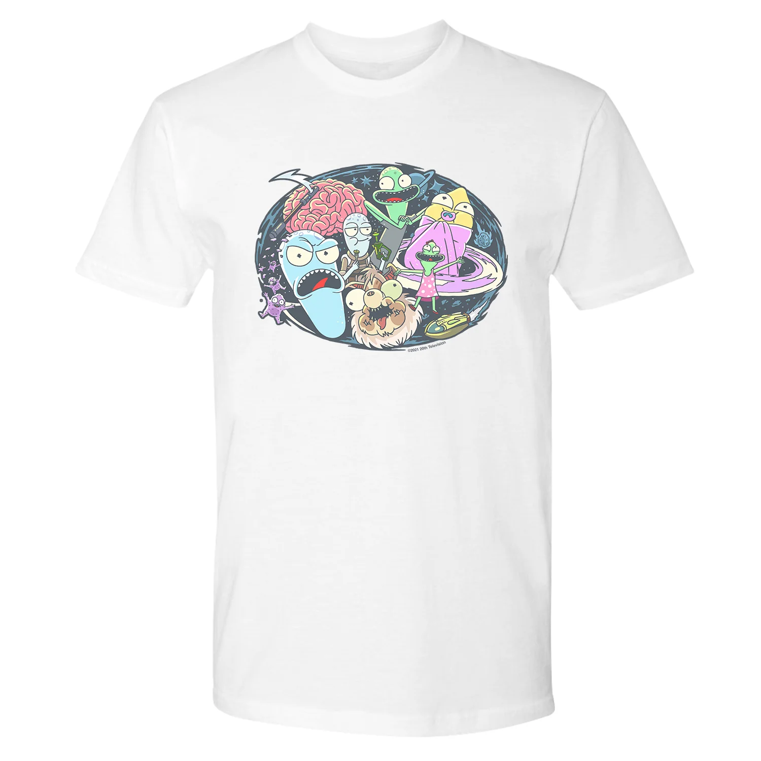 Solar Opposites Group Illustration Adult Short Sleeve T-Shirt - Image 8