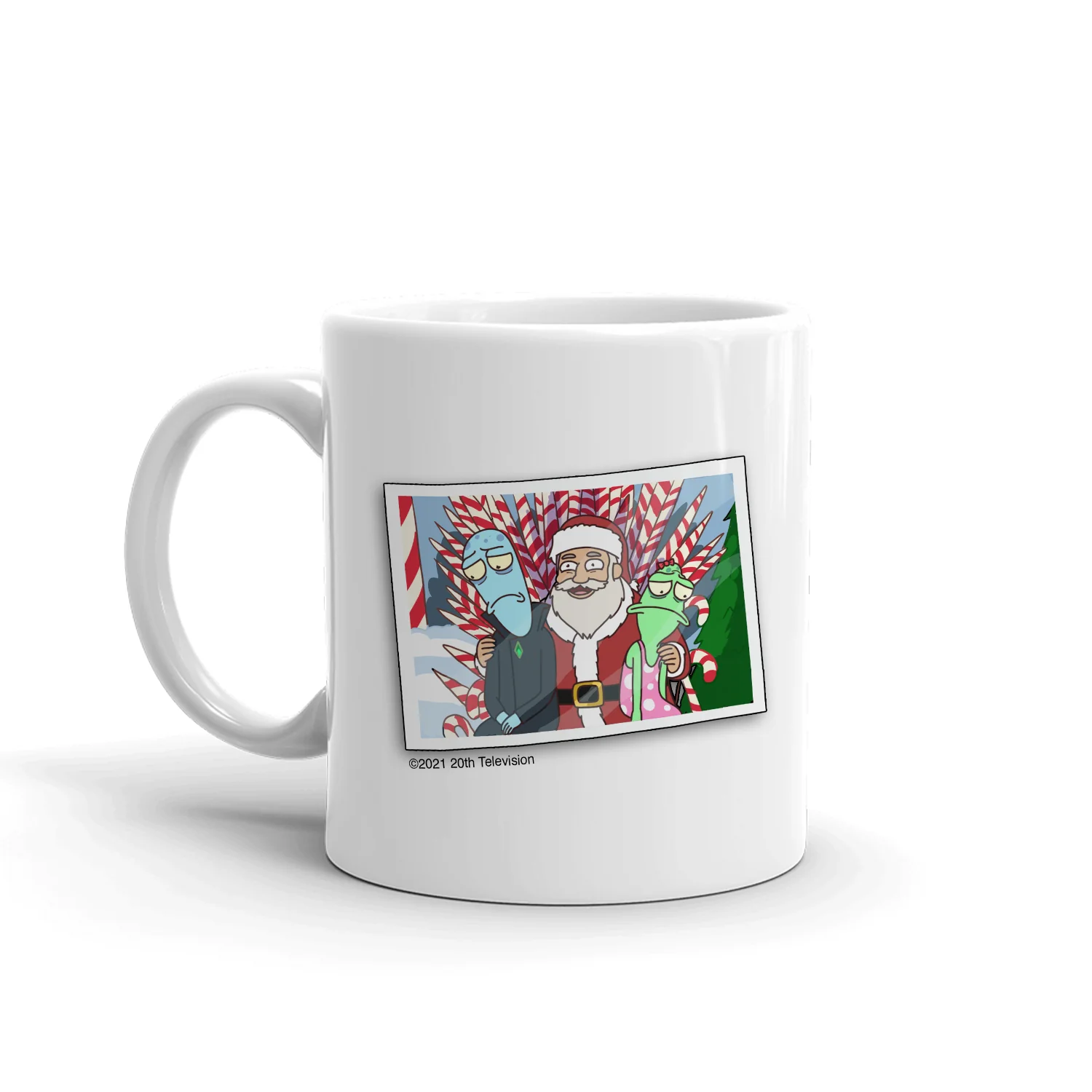 Solar Opposites Holiday Photo Card White Mug