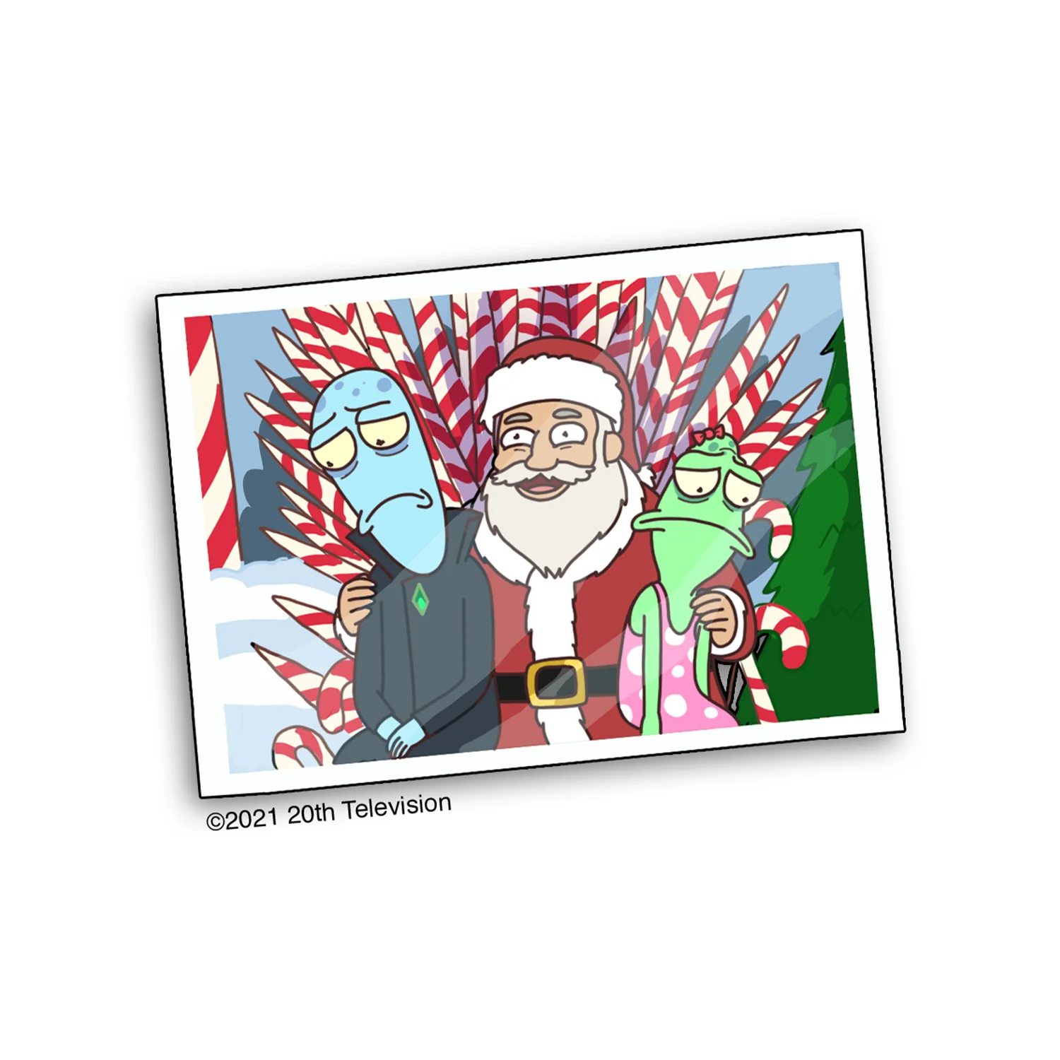 Solar Opposites Holiday Photo Card White Mug - Image 2