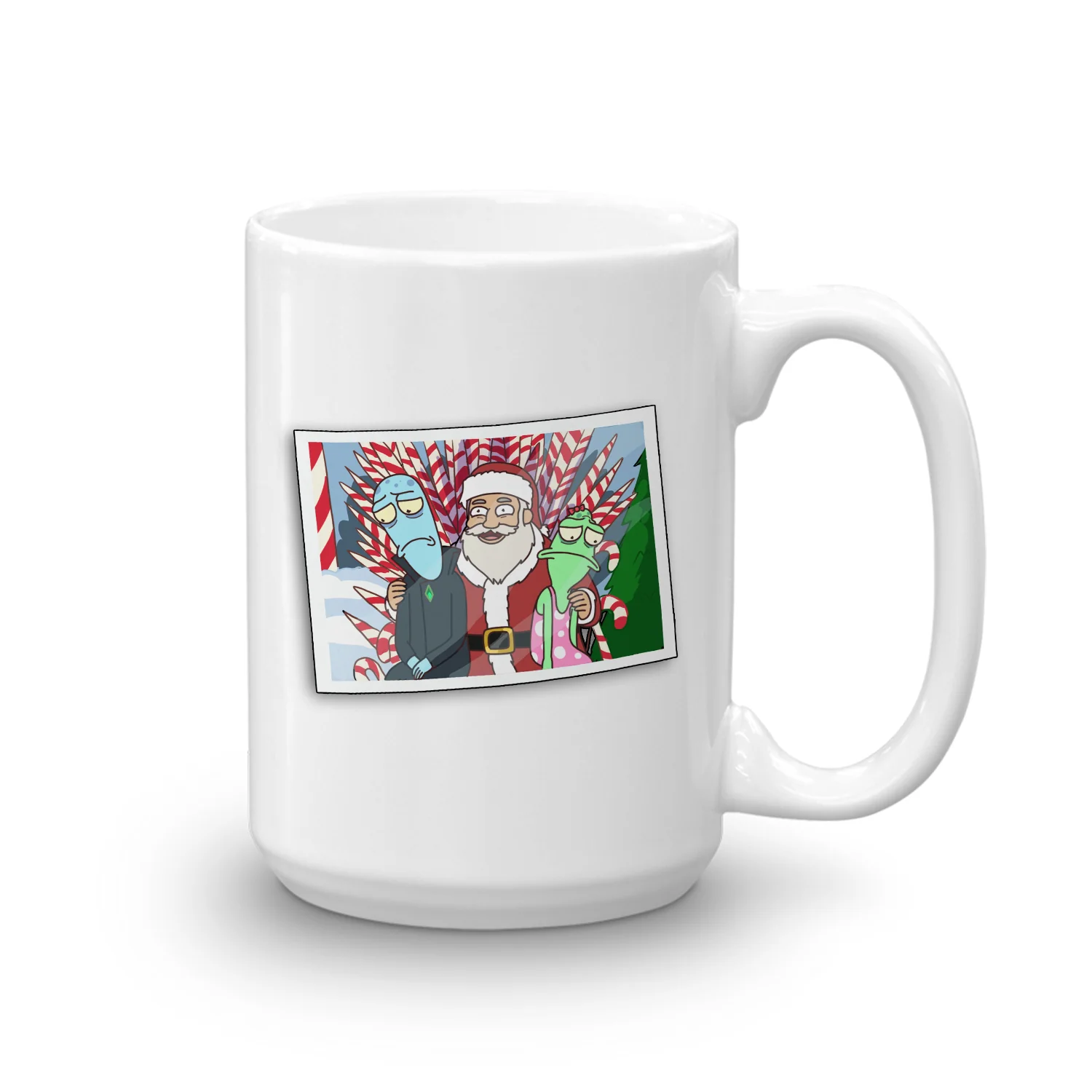 Solar Opposites Holiday Photo Card White Mug - Image 5