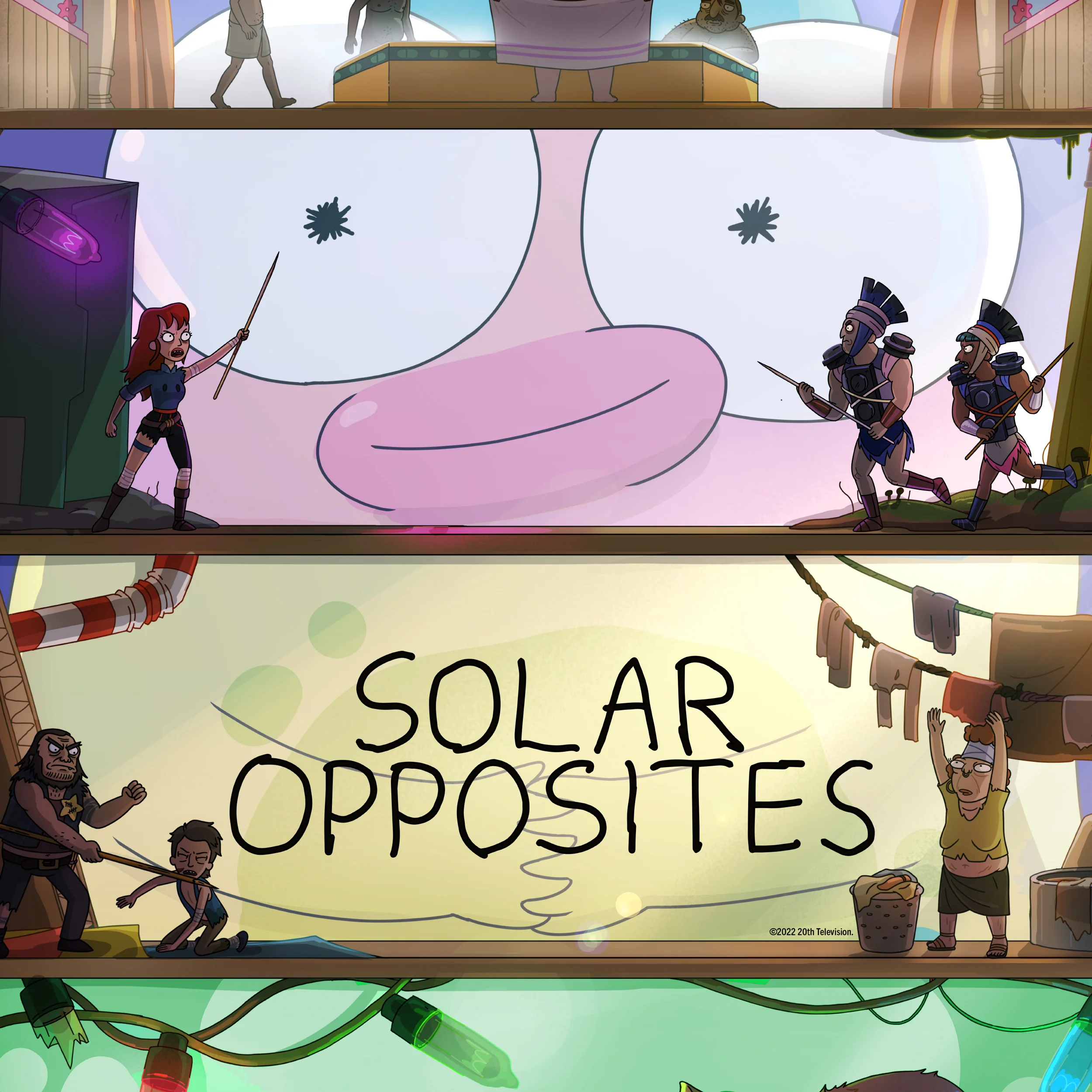 Solar Opposites The Wall Sherpa Blanket - Image 2