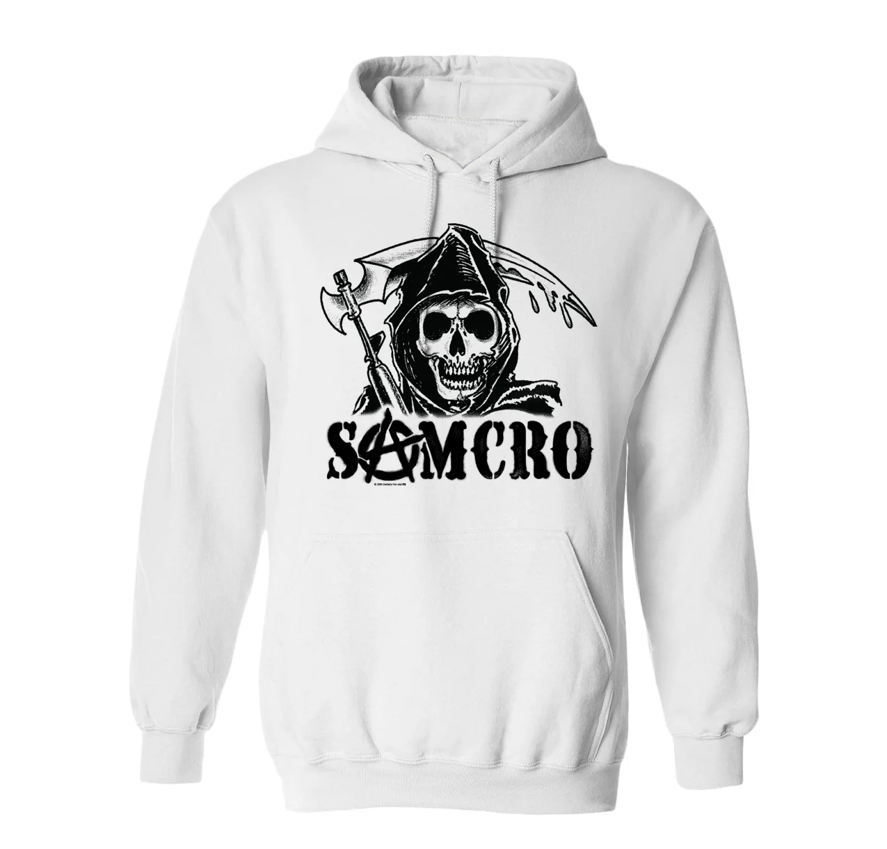 Sons of Anarchy SAMCRO Reaper Fleece Hooded Sweatshirt