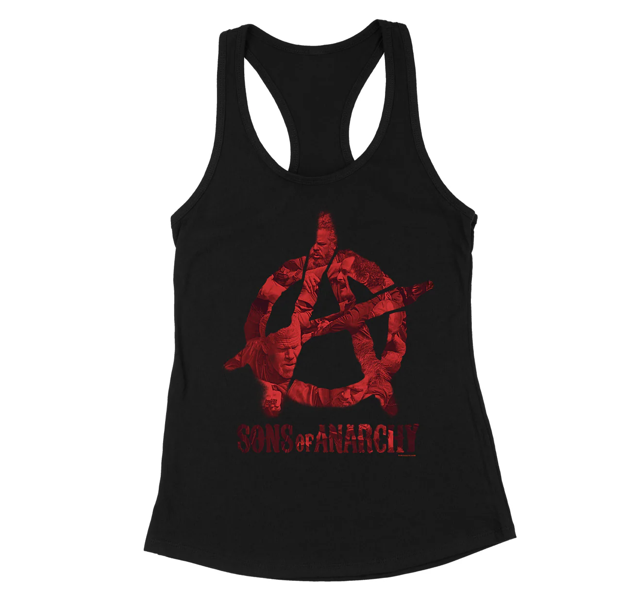 Sons of Anarchy Stamp Women's Racerback Tank Top