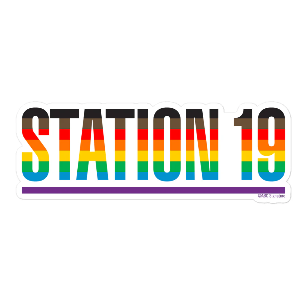 Station 19 Pride Logo Die Cut Sticker