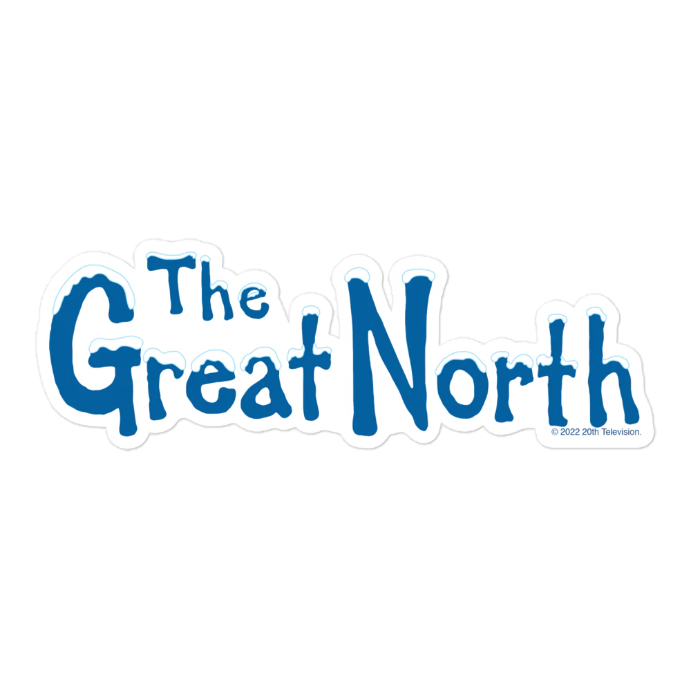 The Great North Logo Die Cut Sticker
