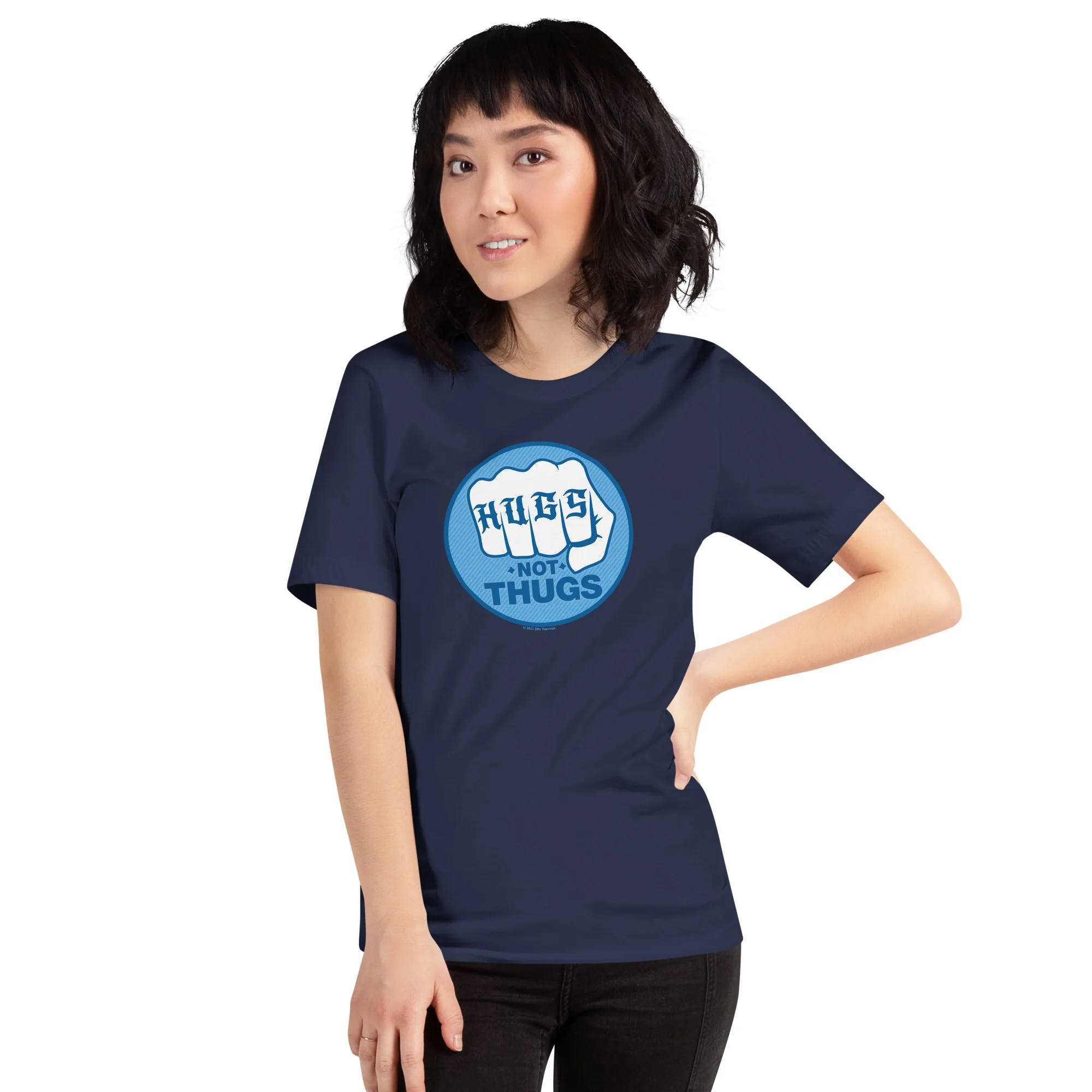 This Fool Hugs Not Thugs Adult T-Shirt - Image 5
