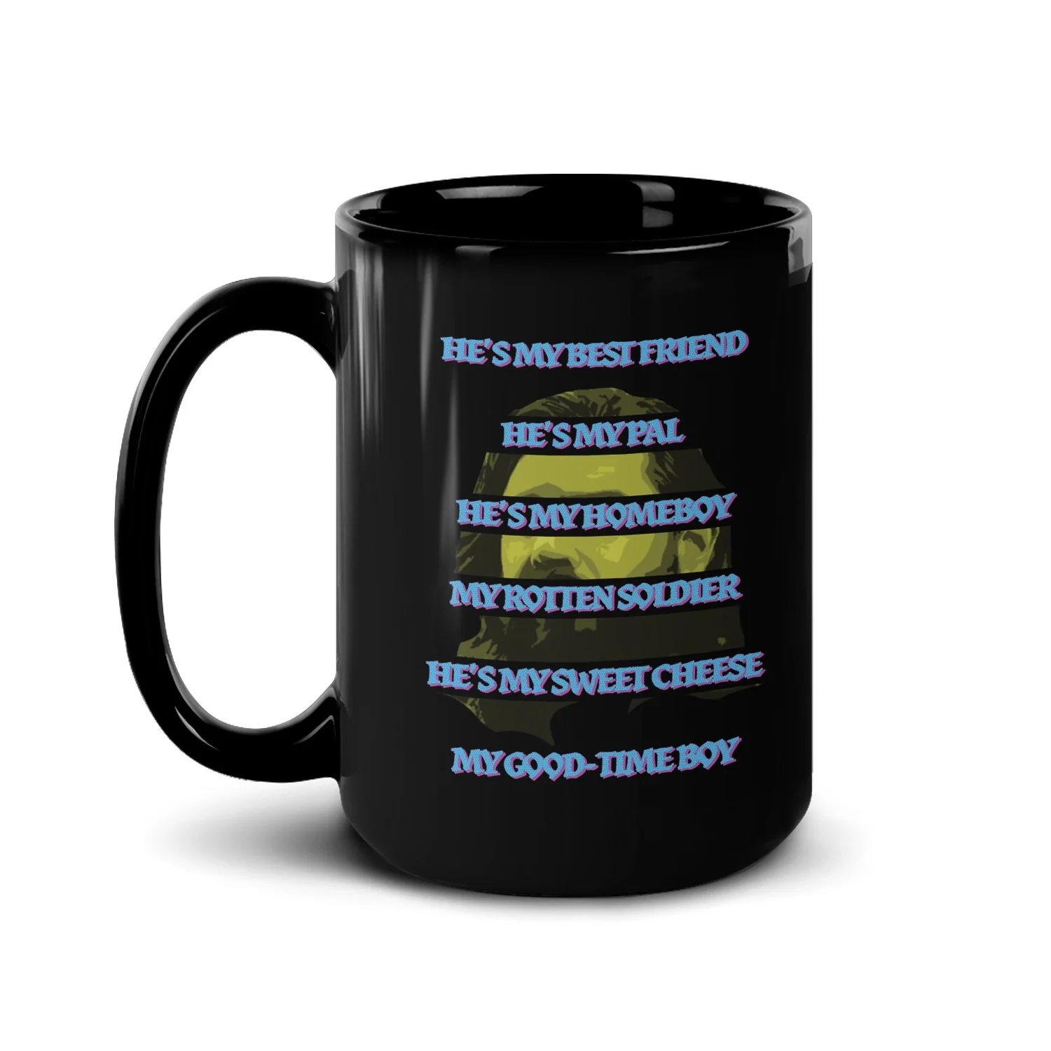 What We Do in the Shadows He's My Best Friend Black Mug - Image 4